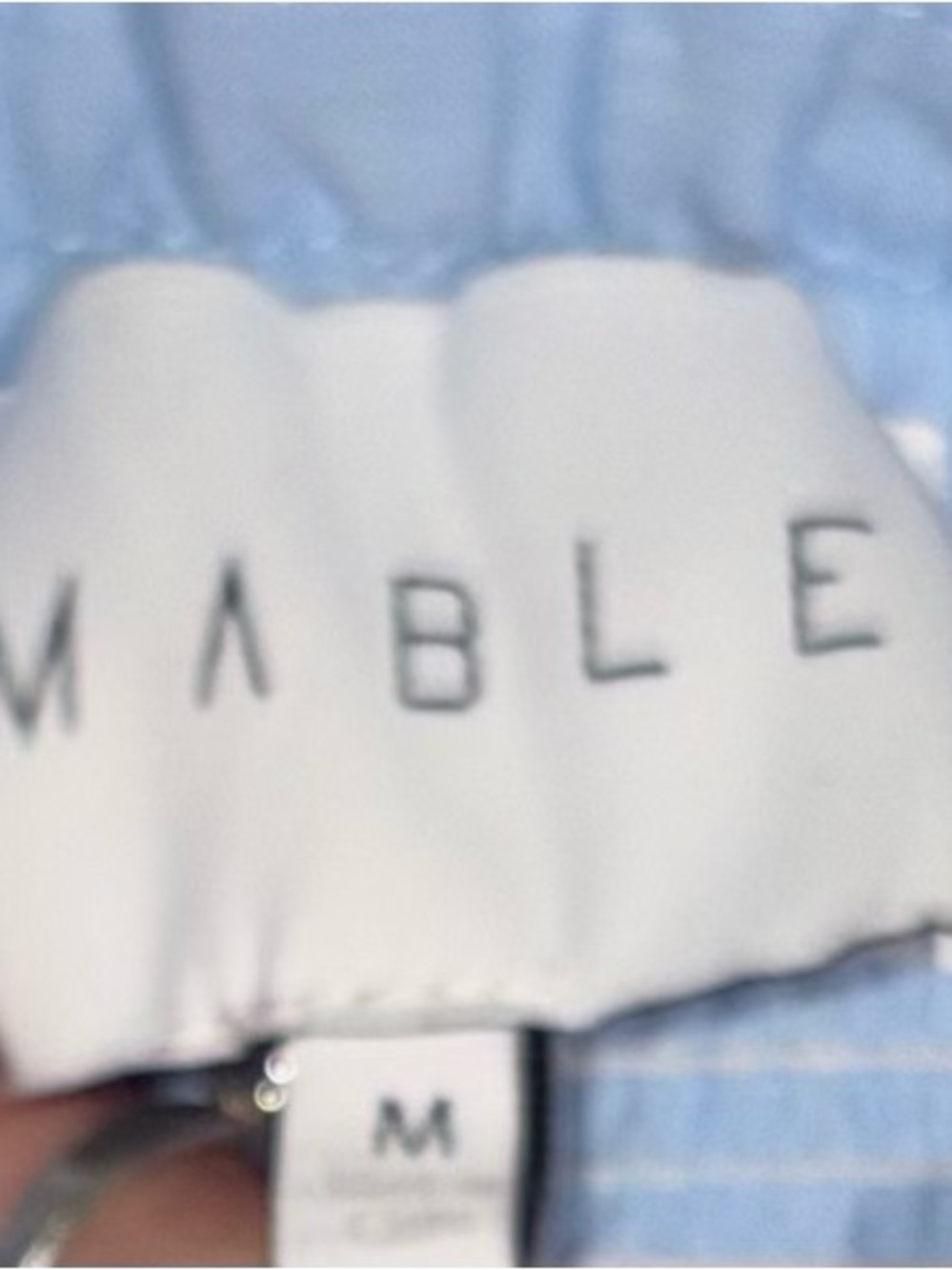 Mable Smocked Strapless Bubble Hem Mini Dress Size M MSRP $128 - Picture 4 of 6